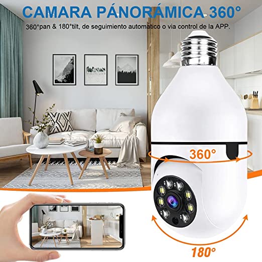 Cámara tipo ampolleta 360